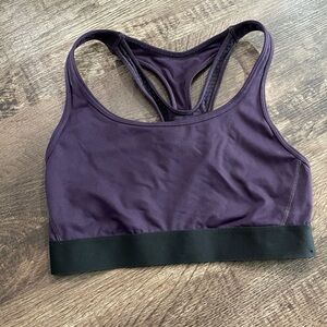 Dark purple Victoria Secret sports bra size small